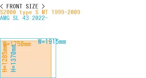 #S2000 type S MT 1999-2009 + AMG SL 43 2022-